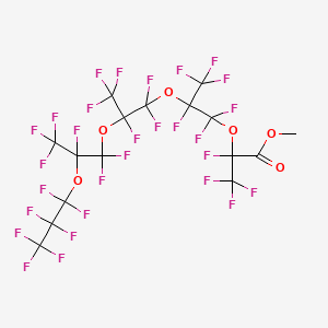 Methyl perfluoro(2,5,8,11-tetramethyl-3,6,9,12-tetraoxapentadecanoate)