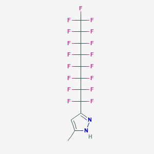 5(3)-Methyl-3(5)-(perfluorooctyl)pyrazole