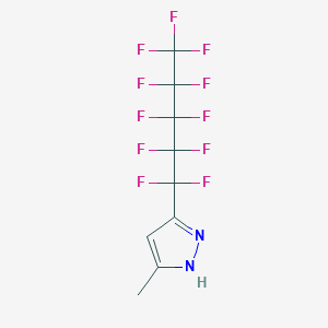 3-(Perfluoropentyl)-5-methylpyrazole