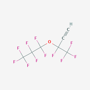 3,4,4,4-Tetrafluoro-3-(heptafluoropropoxy)but-1-yne