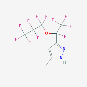 5(3)-Methyl-3(5)-[perfluoro(1-propoxyethyl)]pyrazole