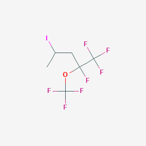 4-Iodo-1,1,1,2-tetrafluoro-2-(trifluoromethoxy)pentane