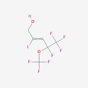 4,5,5,5-Tetrafluoro-4-(trifluoromethoxy)-2-iodopent-2-en-1-ol