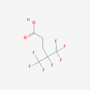 4,5,5,5-Tetrafluoro-4-(trifluoromethyl)pentanoic acid