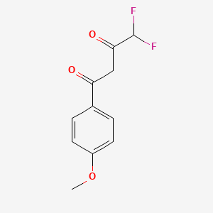 4,4-Difluoro-1-(4-metoxyphenyl)butane-1,3-dione