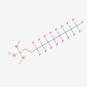 (3,3,4,4,5,5,6,6,7,7,8,8,9,9,10,10,10-Heptadecafluorodecyl)trimethoxysilane