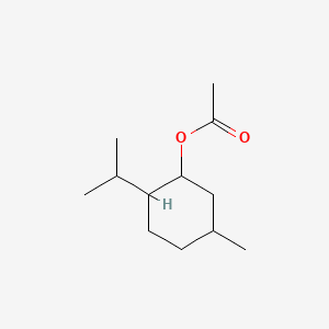 Menthyl acetate, C12H22O2