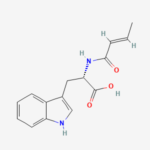 N-Crotonoyl-L-Tryptophan | C15H16N2O3 | CID 28202523 - PubChem