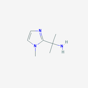 2-(1-Methyl-2-imidazolyl)-2-propanamine | C7H13N3 | CID 28286212 - PubChem