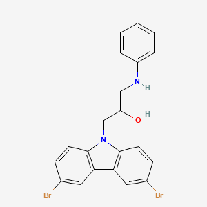 1-anilino-3-(3,6-dibromocarbazol-9-yl)propan-2-ol