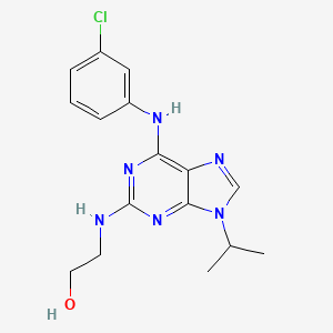 	2-((6-((3-chlorophenyl)aMino)-9-isopropyl-9H-purin-2-yl)aMino)ethanol