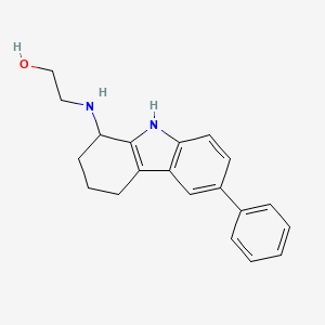 2-[(2,3,4,9-Tetrahydro-6-phenyl-1H-carbazol-1-yl)amino]ethanol