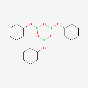 Boroxin, tris(cyclohexyloxy)-