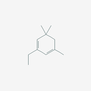 3-Ethyl-1,5,5-trimethylcyclohexa-1,3-diene | C11H18 | CID 288700 - PubChem