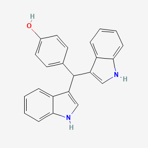 1,1-Bis(3'-indolyl)-1-(p-hydroxyphenyl)methane