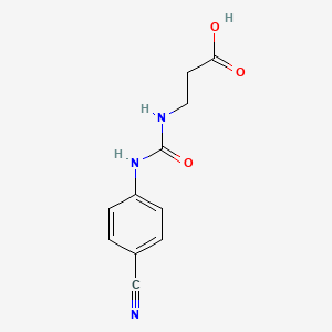 N 4 Cyanophenyl N 2 Carboxyethyl Urea C11h11n3o3 Pubchem