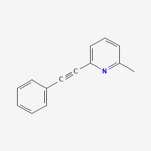 	2-methyl-6-(2-phenylethynyl)pyridine
