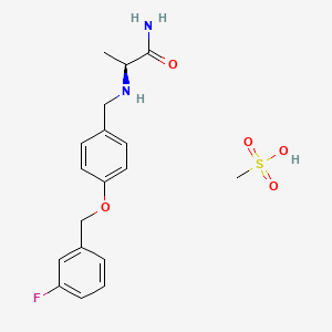 Safinamide Mesylate | C18H23FN2O5S | CID 3038502 - PubChem