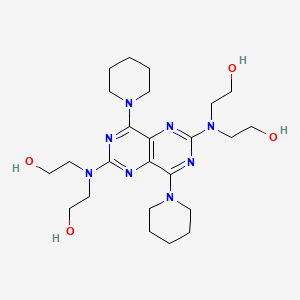 Ethanol, 2,2,2,2-[(4,8-di-1-piperidinylpyrimido[5,4-d]pyrimidine-2,6-diyl)dinitrilo]tetrakis-