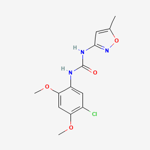 1-(5-chloro-2,4-dimethoxyphenyl)-3-(5-methylisoxazol-3-yl)urea