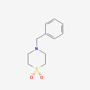 4-Benzylthiomorpholine 1,1-dioxide