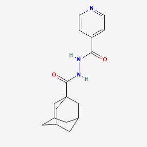 N'-(adamantane-1-carbonyl)pyridine-4-carbohydrazide | C17H21N3O2 | CID ...