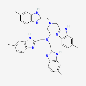 N,N,N',N' - tetrakis[(6 - methyl - 1H - benzimidazol - 2 - yl)methyl]ethane - 1,2 - diamine