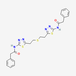 Bis-?2-?(5-?phenylacetamido-?1,3,4-?thiadiazol-?2-?yl)?ethyl sulfide