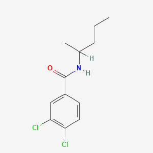 3,4-Dichloro-N-(1-methylbutyl)benza-mide