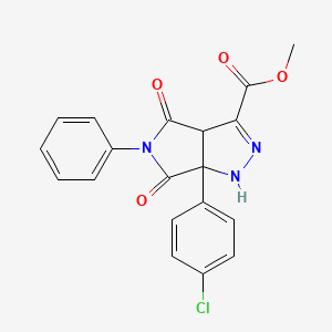 6a-(4-Chloro-phenyl)-4,6-dioxo-5-phenyl-1,3a,4,5,6,6a-hexahydro-pyrrolo ...