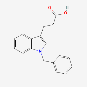 3-(1-Benzyl-1H-indol-3-yl)propanoic acid