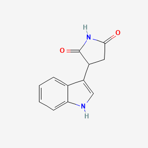 3-(1H-indol-3-yl)pyrrolidine-2,5-dione | C12H10N2O2 | CID 363326 - PubChem