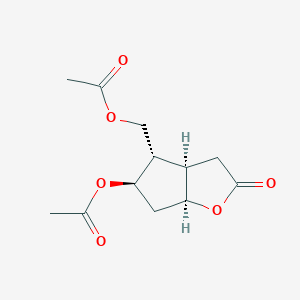 ((3Ar,4S,5R,6aS)-5-Acetoxy-2-oxohexahydro-2H-cyclopenta[b]furan-4-yl)methyl acetate