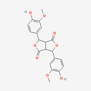 Dehydrodiferulic dilactone | C20H18O8 | CID 3703882 - PubChem