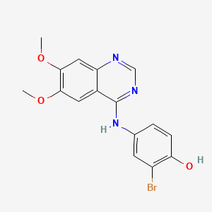 Phenol, 2-bromo-4-[(6,7-dimethoxy-4-quinazolinyl)amino]-