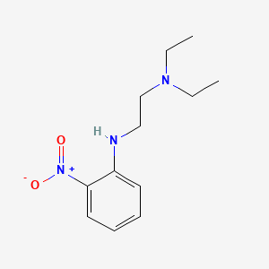 Aniline, N-(2-(diethylamino)ethyl)-2-nitro- | C12H19N3O2 | CID 38507 ...