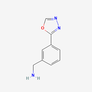 [3-(1,3,4-Oxadiazol-2-yl)phenyl]methanamine | C9H9N3O | CID 39869196 ...