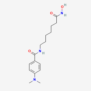 	4-(dimethylamino)-N-[7-(hydroxyamino)-7-oxoheptyl]-benzamide