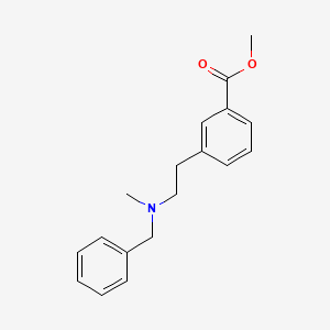 	3-(2-(Methyl(phenylmethyl)amino)ethyl)benzoic acid methyl ester hydrochloride