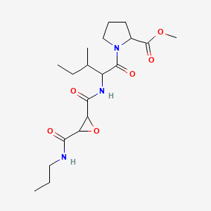 N-[[(2S,3S)-3-[(propylamino)carbonyl]-2-oxiranyl]carbonyl]-L-isoleucyl-L-proline, methyl ester