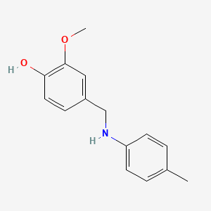 2 Methoxy 4 4 Methylphenyl Amino Methyl Phenol C15h17no2 Pubchem