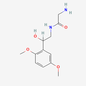 Acetamide, 2-amino-N-[2-(2,5-dimethoxyphenyl)-2-hydroxyethyl]-