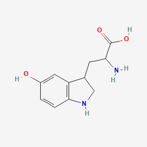 2,3-Dihydro-5-hydroxy-DL-tryptophan | C11H14N2O3 | CID 42614472 - PubChem