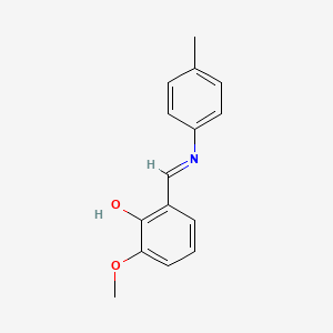 2 Methoxy 6 E 4 Methylphenyl Imino Methyl Phenol C15h15no2 Pubchem