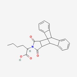 2-(12,14-Dioxo-11,12,14,15-tetrahydro-9H-9,10-[3,4]epipyrroloanthracen-13(10H)-yl)hexanoic acid