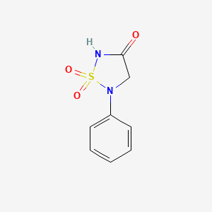 1,2,5-Thiadiazolidin-3-one, 5-phenyl-, 1,1-dioxide