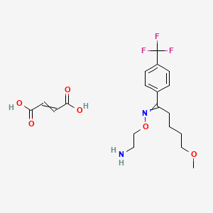 E 5 Methoxy 1 4 Trifluoromethyl Phenyl Pentan 1 One O 2 Aminoethyl Oxime Maleate C19h25f3n2o6 Pubchem