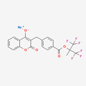 Tecarfarin Sodium | C21H13F6NaO5 | CID 44201125 - PubChem