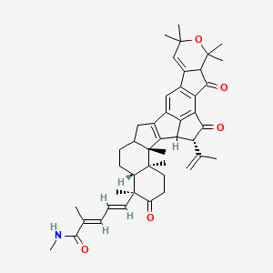 (2E,4E)-5-[(3S,4S,8S,9R,28S)-3,4,8,20,20,22,22-heptamethyl-7,24,27 ...