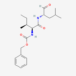 Carbamic acid, N-[(1S,2S)-1-[[[(1S)-1-formyl-3-methylbutyl]amino]carbonyl]-2-methylbutyl]-, phenylmethyl ester